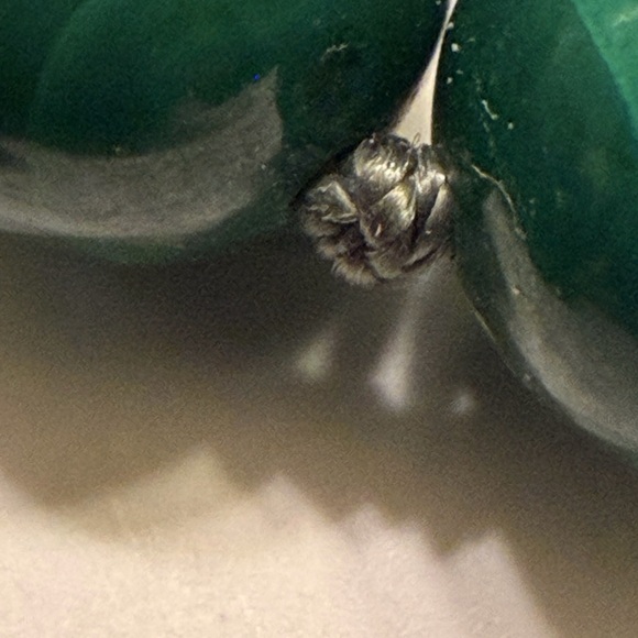 Vintage Malachite Necklace • traditional Hand Knotted silk• Silver gilt clasp - Picture 7 of 10